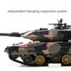 1/24 scale simulation german leopard 2 A5 tank 2.4G wireless jungle remote control tank multiplayer battle against RC tanks sound and light simulation gifts for men adults view 4