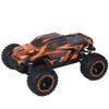 1/16 Scale Bigfoot Off-Road Remote Control Car 45KM/H High-Speed Brushless Motor RC Vehicle Two Rechargeable Batteries/All Terrain RC Truck Surprise Gifts for Adults (Orange)