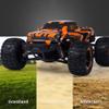 1/16 Scale Bigfoot Off-Road Remote Control Car 45KM/H High-Speed Brushless Motor RC Vehicle Two Rechargeable Batteries/All Terrain RC Truck Surprise Gifts for Adults (Orange) view 3