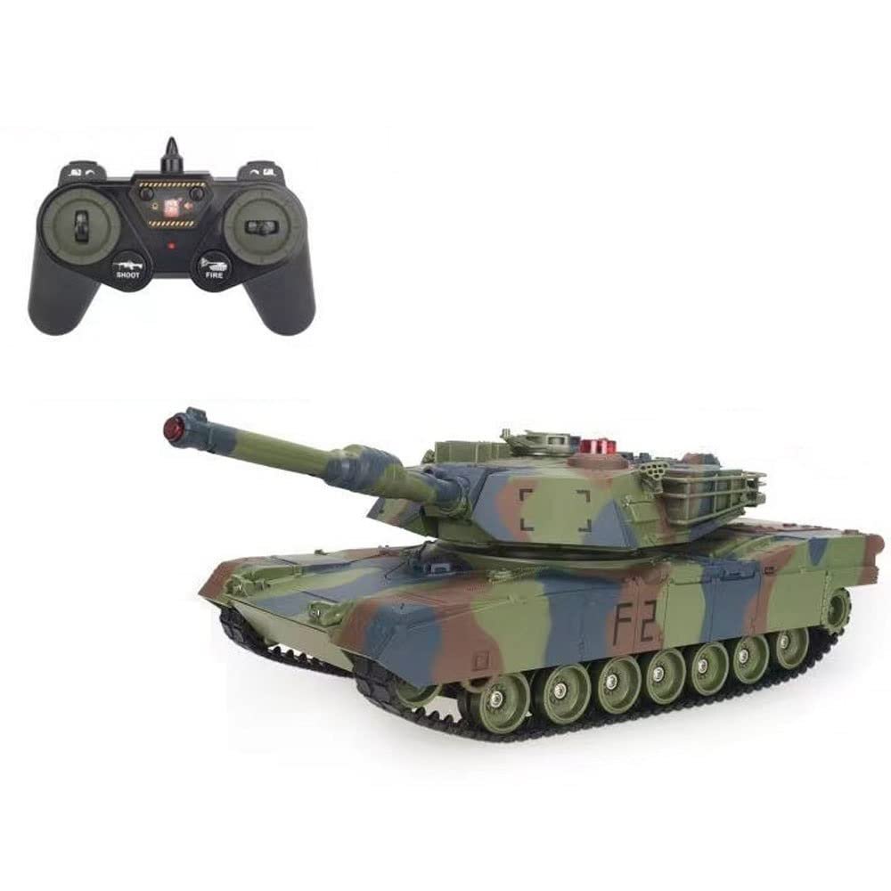 1/14 scale Model remote control tank 2.4G electric M1A2 main combat tank multifunctional battle against military tanks crawled RC tank gifts for men adults
