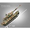 1/14 scale Model remote control tank 2.4G electric M1A2 main combat tank multifunctional battle against military tanks crawled RC tank gifts for men adults view 2