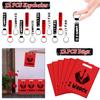 YYMYMGJ Rock and Roll Party Favors, Rock Star Supplies Decorations Includes 12 Keychain, 12 badge, 12 Bracelet,12Bags, 12 sheet tattoos for 80s 90s Rock Party Favors Goodie Bags Stuffers view 3