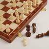 Handmade Portable Travel Chess Board Chess Piece Storage Slots for Kids Adult Travel Set with Fo(Intellectual Thinking) view 3