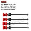 Rcarmumb RC Drive Shaft CVD Axles Upgrades Part for 1/8 Typhon 6s, 1/7 Felony Limitless Roller Infraction 6s BlxSteel Front Rear 4PCS Driveshafts w/17mm Wheel Hex Hub Hops Up,Red view 2