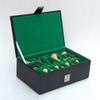 Leather Chess Large-Capacity Chess Piece Storage Portable Chess Storage Box (The Product Does Not Include Chess Pieces) Chess Gifts (Color : Only Chess Box) (Only Chess Box) view 3