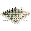 Chess PVC Chess Set Travel Portable Chess Plastic Chess PiecesChess Board Educational Toy Gift(Puzzle Game) (Green) view 2
