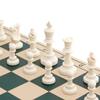 Chess PVC Chess Set Travel Portable Chess Plastic Chess PiecesChess Board Educational Toy Gift(Puzzle Game) (Green) view 4