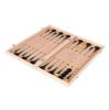 3 in 1 Wooden Set Backgammon Checkers Folding Wooden Chess Board Indoor Travel Chess Wooden Pieces Chess Pieces (Size : 34x34cm) (24x24cm) view 3