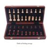 Walnut Chess Board with Chess Storage Slots Large Folding Travel Sets for Children's Day Gifts (Chess Set) view 3