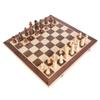 30cm x 30cm Wood Magnetic Chess Set with Chess Pieces - Folding Game Board with Storage (Size : 30cm) (30cm) view 1