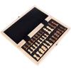 30cm x 30cm Wood Magnetic Chess Set with Chess Pieces - Folding Game Board with Storage (Size : 30cm) (30cm) view 4