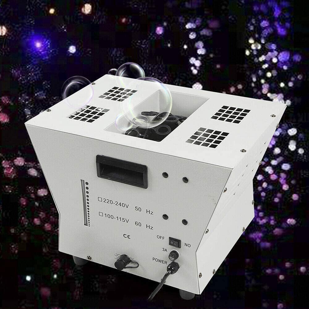 Automatic Bubble Machine with Remote Control for Wedding DJ Party Stage Effect Bar Show Single-Wheel