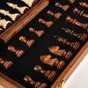Beautifully Chess Set Wooden Chess Foldable Chess Set Board with Portable Folding Interior Storage Travel Board Chess Sets (39cm) view 2