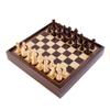 Chess Fun Wooden Chess Portable Travel Chess with Storage Box for Easy Storage of Chess Pieces (31X31X5.3CM 12.2X12.2X2IN) Chess Gifts view 1