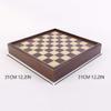 Chess Fun Wooden Chess Portable Travel Chess with Storage Box for Easy Storage of Chess Pieces (31X31X5.3CM 12.2X12.2X2IN) Chess Gifts view 2