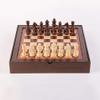 Chess Fun Wooden Chess Portable Travel Chess with Storage Box for Easy Storage of Chess Pieces (31X31X5.3CM 12.2X12.2X2IN) Chess Gifts view 4