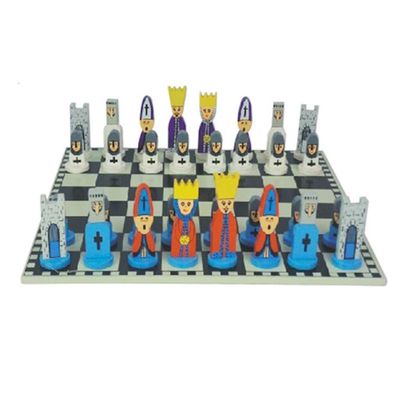 Chess Children's Chess Travel Portable Chess Plastic Chess Figures Cartoon Characters are The Best Gifts for Children (3 Sets) Portable Chess