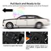BDTCTK Compatible for 1:24 Scale Bentley Mulsanne Diecast Cars Models, Pull Back Car Toys with 6 Open Doors, Light and Sound, Boys Toys Kids Adults Gifts (White) view 3