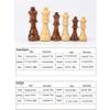 Chess Set Wooden Magnetic Set with Portable Folding Chessboard for Study Family Party Game (Intellectual Thinking) view 3