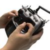 Xiangtat Radiolink AT9S Pro 10/12 Channels Radio Transmitter and Receiver R9DS, Long Range for Airplane/Jet/FPV Racing Drone/Quad/RC Truck Car/Boat and More (AT9S Pro-Gold) view 2