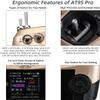Xiangtat Radiolink AT9S Pro 10/12 Channels Radio Transmitter and Receiver R9DS, Long Range for Airplane/Jet/FPV Racing Drone/Quad/RC Truck Car/Boat and More (AT9S Pro-Gold) view 4