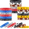 Gejoy 100 Pieces Western Party Bracelets Rubber Bracelets Silicone Stretch Wristbands for Western Themed Parties Birthday Parties view 1