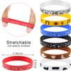 Gejoy 100 Pieces Western Party Bracelets Rubber Bracelets Silicone Stretch Wristbands for Western Themed Parties Birthday Parties view 2