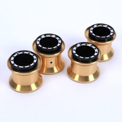 RCAWD Brass Weights 192g RC Wheels for FMS FCX24 1/24 Upgrades Parts Monster Trunk Parts Black