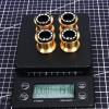 RCAWD Brass Weights 192g RC Wheels for FMS FCX24 1/24 Upgrades Parts Monster Trunk Parts Black view 3