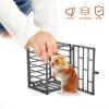 2Pcs Mini Cage Model, Miniature Cage Model Toy, Mini Animal Cage Toy, for Miniature Accessories Ornament Tool Cages view 3