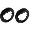 2pcs Harden Steel 50T Main Spur Gear 1 Mod M1 for 1/5 Traxxas X-Maxx 1/7 Traxxas XO-1 1/10 Traxxas New E-Revo 2.0 MAXX 6448 Upgrade Parts Black view 1