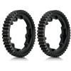 2pcs Harden Steel 46T Main Spur Gear 1 Mod M1 for 1/5 Traxxas X-Maxx 1/7 Traxxas XO-1 1/10 Traxxas E-Revo 2.0 MAXX 1/6 Traxxas XRT 6447 Upgrade Parts Black view 2