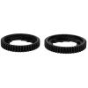 2pcs Harden Steel 46T Main Spur Gear 1 Mod M1 for 1/5 Traxxas X-Maxx 1/7 Traxxas XO-1 1/10 Traxxas E-Revo 2.0 MAXX 1/6 Traxxas XRT 6447 Upgrade Parts Black view 3