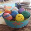 BARTEU Kids Painted Colored Eggs Children Handmade Toys Plastic Egg Shell Kindergarten Painting Materials 10coloredduckeggs(5 * 7cm) view 3