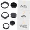 Hemoton 50pcs Black Plastic Closure Plugs for Piggy Banks Plaster Dolls Stoppers for Money Saving Boxes Smooth Finish for Easy Insertion Removal view 3