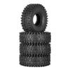 4 PCS Replacement RC Crawler Tires Tyres Part 1.9" 120MM for Axial (SCX10 90046 D90 TRX-4 1/10) Accessory Part view 4