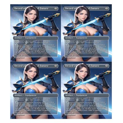 4x | Sword of Once and Future | Anime | Full Art | Foil or Non-Foil (Foil)