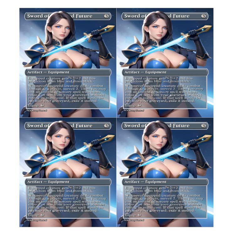 4x | Sword of Once and Future | Anime | Full Art | Foil or Non-Foil (Foil)