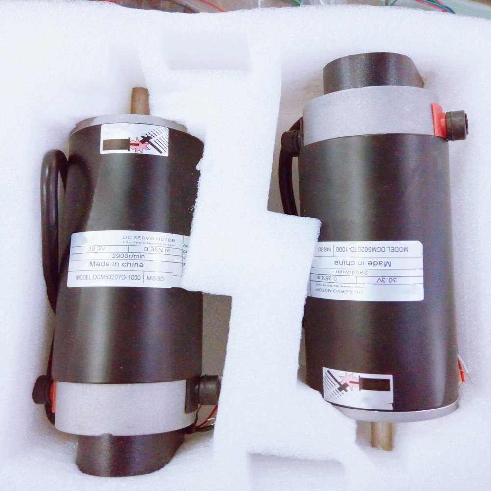 120W DC Brushed Servo Motor Driver Kit DCM50207D-1000 + DCS810 0.35Nm 2900rpm 30.3V for CNC Machine