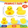 24 Pcs Rubber Duck in Bulk Mini Inspirational Gift Motivational Tiny Rubber Ducks Thank You Gifts Inspirational Party Favors Decorations Birthday Party Favors (1.89 Inch) view 2