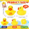 60 Pcs Rubber Duck in Bulk Mini Inspirational Gift Motivational Tiny Rubber Ducks Thank You Gifts Inspirational Party Favors Decorations Birthday Party Favors (1.3 Inch) view 3