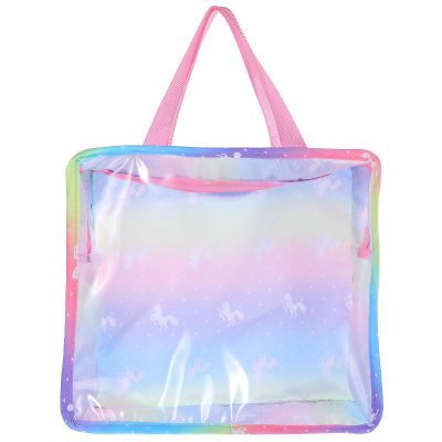 Toyvian Doll Tote Bag Kids Travel Accessories Girl Tote Bag Dolls Changing Cartoon Hand for Clothes Supply Child Travel Baby Clothes Costume