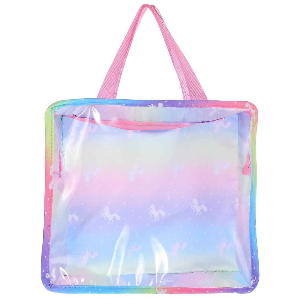 Toyvian Doll Tote Bag Kids Travel Accessories Girl Tote Bag Dolls Changing Cartoon Hand for Clothes Supply Child Travel Baby Clothes Costume