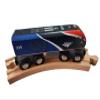 Amtrak ALC-42 Siemens Charger Wooden Train Locomotive Engine #309 4.5 inch Compatible with Other Railroads view 2
