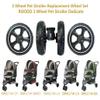 ROODO 3 Wheel Pet Stroller Dedicate Wheel Set,Original,Fast disassembly,Replacement and Installation,No Additional Tools are Required view 2
