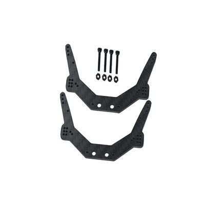 GPM Upgrades Carbon Fiber Chassis Side Panels 1/24 AX24 XC-1 4WS Crawler Brushed RTRAXI00003 RC Car