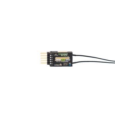 FrSky Archer Plus GR6 2.4GHz 6CH Receiver with Enhanced Anti-Interference, Smart Access/ACCST D16, Black Box, Upgraded Variometer, Dual Antennas, SBUS/F.Bus, OTA Update for RC Gliders