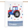 Transport Farm Car Personalized Baby Blanket for Boys Girls,Custom Soft Minky Blanket Double Layer Dotted Naps 50X60 in view 2