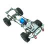 misppro RC Car Frame, RC Wheelbase Frame CNC Steel Metal Car Chassis Car Frame Kit RC Chassis Bumper Fit for WPL 1/16 RC Car Model Accessories view 2