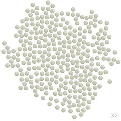 misppro 700PCS 10mm Clear Glass Marbles Solitaire Toy, Vase & Fish Tank Fillers, Home Decoration